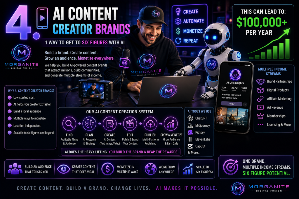 ai content creator brands build grow monetize