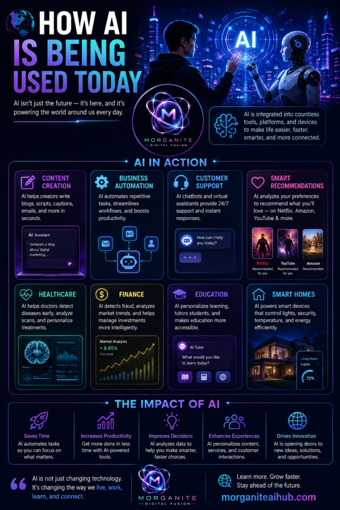 how ai is being used today